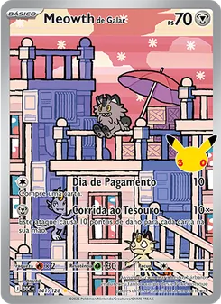 Carta Galarian Meowth
