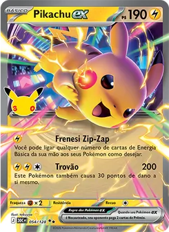 Carta Pikachu ex