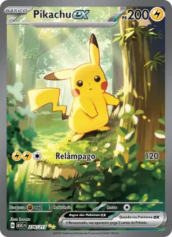 Pikachu ex, carta chase da coleção Ascended Heroes