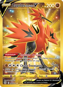 Galarian Zapdos V BRS 182/172