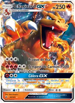 Carta Charizard GX