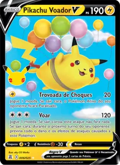 Flying Pikachu V CEL 6/025