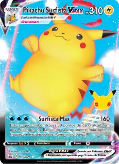 Surfing Pikachu VMAX CEL 9/025