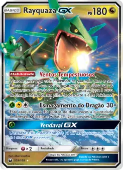 Carta Rayquaza GX