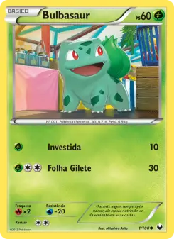 Carta Bulbasaur