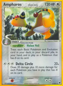 Carta Ampharos δ