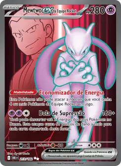 Team Rocket's Mewtwo ex DRI 213/182