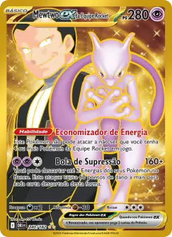 Team Rocket's Mewtwo ex DRI 240/182