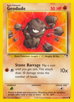 Cartas de Geodude