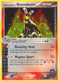 Carta Team Magma's Houndoom