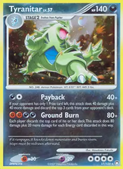 Carta Tyranitar