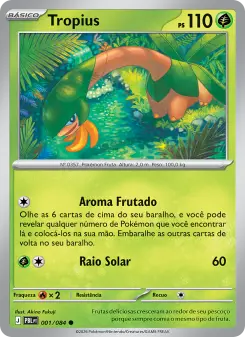 Carta Tropius da coleção Pitch Black