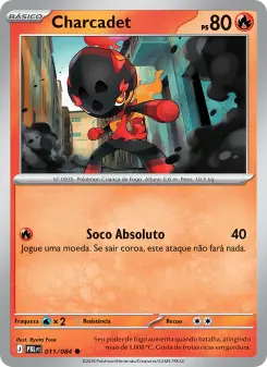 Carta Charcadet da coleção Pitch Black
