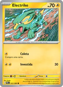 Carta Electrike da coleção Pitch Black