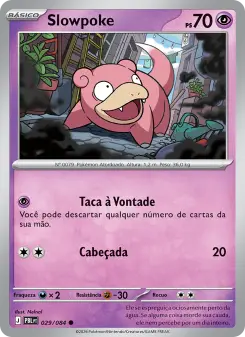 Carta Slowpoke da coleção Pitch Black