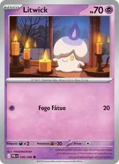Carta Litwick da coleção Pitch Black