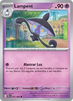 Carta Lampent da coleção Pitch Black