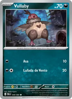 Carta Vullaby da coleção Pitch Black