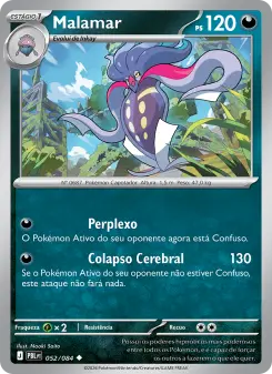 Carta Malamar da coleção Pitch Black