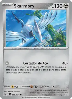 Carta Skarmory da coleção Pitch Black