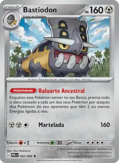 Carta Bastiodon da coleção Pitch Black