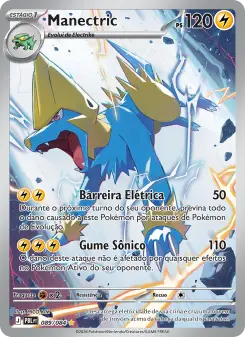 Carta Manectric da coleção Pitch Black