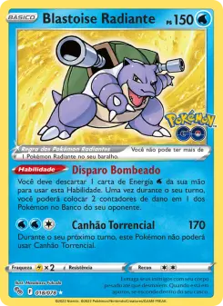Radiant Blastoise PGO 018/078