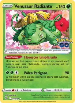 Radiant Venusaur PGO 004/078