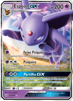 Carta Espeon GX