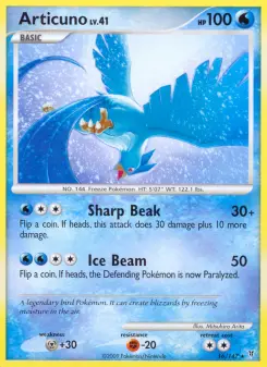 Carta Articuno da coleção Supreme Victors