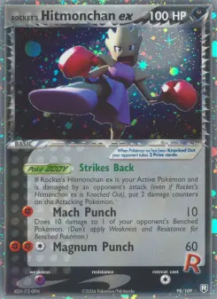 Carta Rocket's Hitmonchan ex