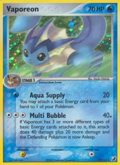 Carta Vaporeon