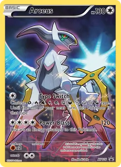 Carta Arceus da coleção XY Black Star Promos
